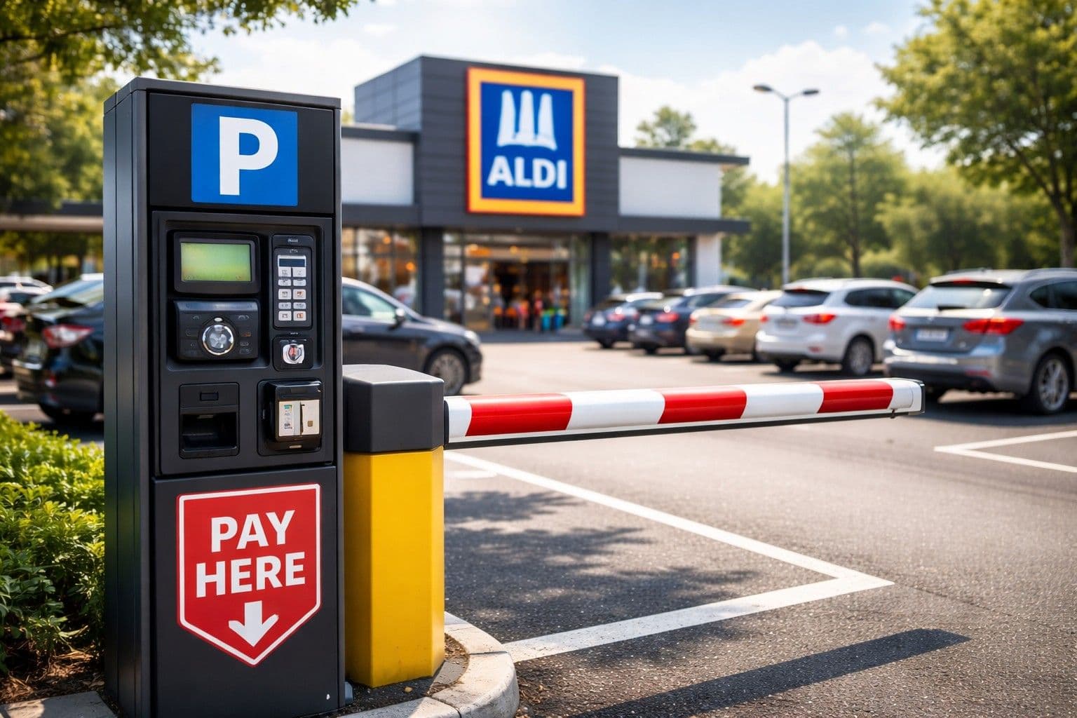 Aldi parkolási dráma: fizetős rendszer sokkolja a vásárlókat!