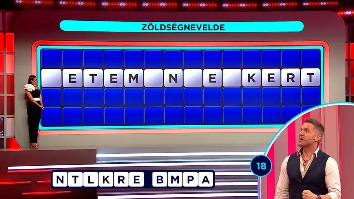 Két másodperc alatt vitt el négymillió forintot a Szerencsekerékben, ez volt a feladvány 