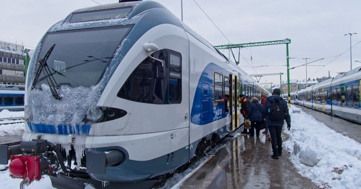 Hóvihar káosz: Ezeken a vasútvonalakon állhat le a közlekedés!